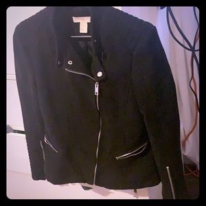 Black velvet jacket